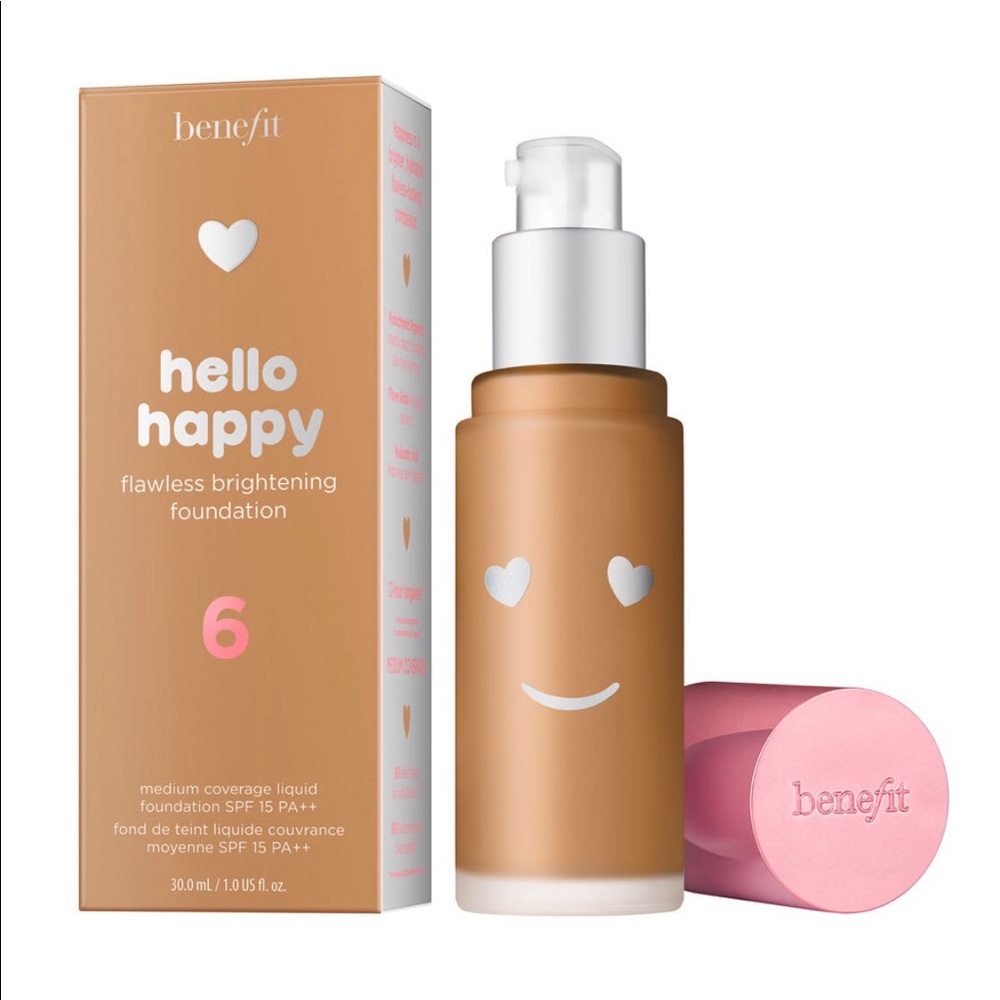 New Benefit Hello Happy Brightening foundation